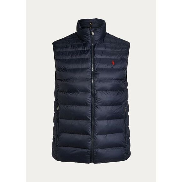 Polo Ralph Lauren Lightweight Packable Navy Blue Big Tall Puffer Vest NWT